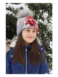 Darissa Zimná detská štrikovaná čiapka - Viktória