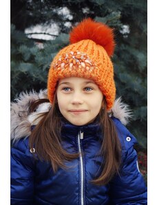 Darissa Zimná detská štrikovaná čiapka - Nika