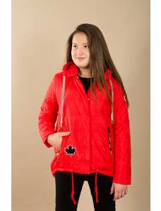 DRESSME Prechodná bunda Fashion - červená