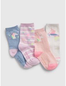 GAP Children's socks unicorn socks, 4 pairs - Girls