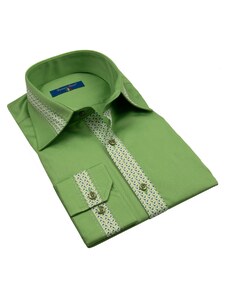 Zelená košeľa, dlhý rukáv