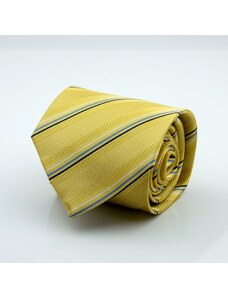Žltá kravata vzorovaná