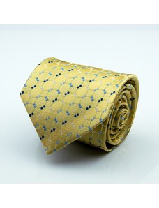 Zlatá kravata vzorovaná