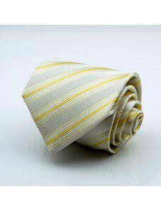 Krémová kravata vzorovaná