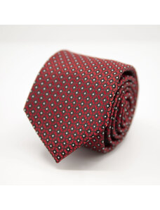 Bordová kravata vzorovaná