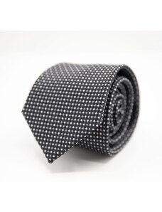 Čierna kravata vzorovaná