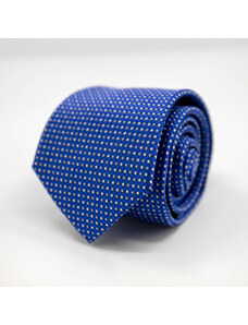 Modrá kravata vzorovaná