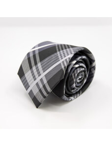 Čierna kravata vzorovaná