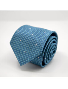 Tyrkysová kravata vzorovaná