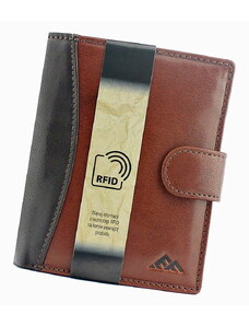 El Forrest Pánska kožená peňaženka El Forrest 2547-21 RFID hnedá
