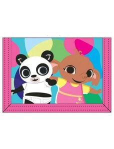 Setino Detská / dievčenská textilná peňaženka zajačik Bing - Sula a Pando