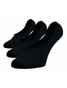 Benami Neviditeľné ponožky ťapky čierné 3pack