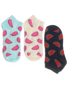 Veselé ponožky Melón dámske 3páry