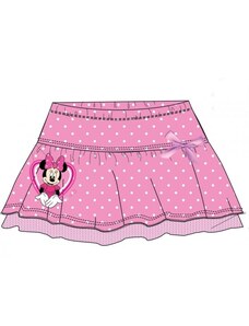 Cottonland Dievčenská bavlnená sukňa / sukienka Minnie Mouse Disney - ružová