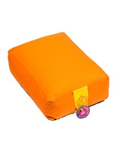Yogi&Yogini Meditačný vankúš obdĺžnikový oranžový