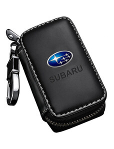 Klíčenka na Autoklíč SUBARU. Kožené Pouzdro na klíče od auta. Dálkové centrální zamykání klíč