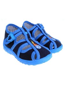 Roháčan Detské papuče modré s loptou DEPA-1162-242012 - 24