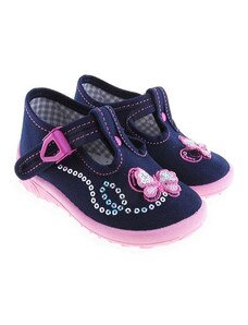 Roháčan Detské papuče modré s motýľom DEPA-2488-220007 - 24