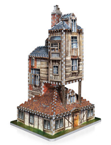 3D Wrebbit Harry Potter 3D Puzzle - Rodinný dom Weasleyovcov
