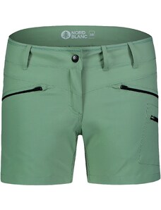 Nordblanc Zelené dámske ľahké outdoorové šortky SIMPLICITY