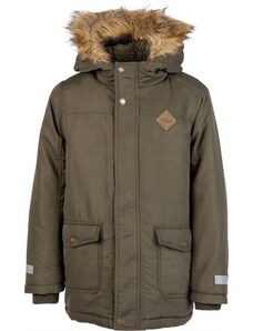 Lewro ARTUR Chlapčenský zimný kabát, khaki, veľkosť 128-134