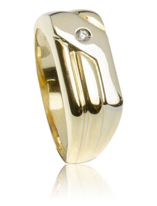 GOLDIE Zlatý prsteň Adam MRG007.CO