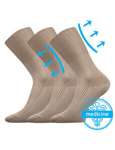 ZDRAVAN zdravotné 100% bavlnené ponožky Lonka