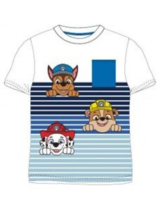 SpinMaster Chlapčenské bavlnené tričko s krátkym rukávom Tlapková patrola / Paw Patrol - pruhy