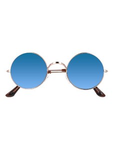 Sunmania Modré zrkadlové okuliare Lenonky