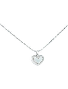 BM Jewellery Dámsky náhrdelník srdca z chirurgickej ocele S1081080