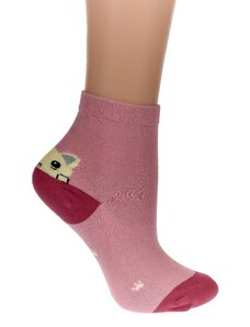 AURA.VIA Detské tmavo-ružové ponožky ZAMA