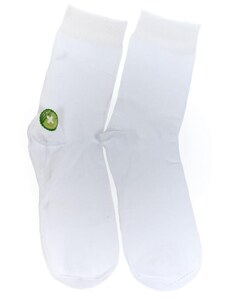 JOHN-C Pánske biele bambusové ponožky