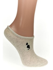 AURA.VIA Detské béžové ponožky INIGA