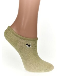 AURA.VIA Detské zelené ponožky INIGA