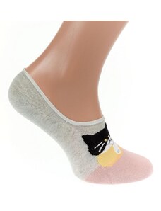 AURA.VIA Sivo-ružové ponožky DOMIS