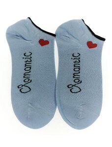 AURA.VIA Modré ponožky ROMANTIC