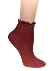 AURA.VIA Detské červené ponožky TARIA