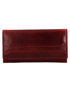 Lagen Dámska kožená peňaženka W-22025/T červená
