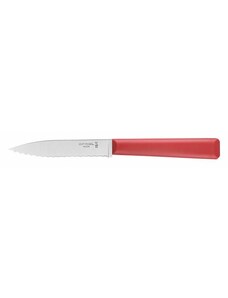 Opinel Essentiels N°313 zubatý nôž na zeleninu 10 cm, červený, 002355