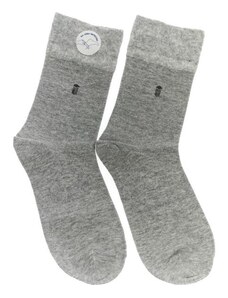 AURA.VIA Pánske svetlo-sivé ponožky ANGUS