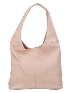 Dámska kožená kabelka cez rameno ružová - ItalY SkyFull ružová