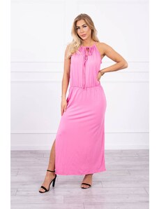 Kesi Boho dress with a fly light pink