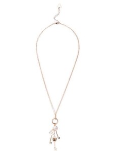 Outlet - GUESS náhrdelník Gold-Tone Keys Pendant Necklace, 13270