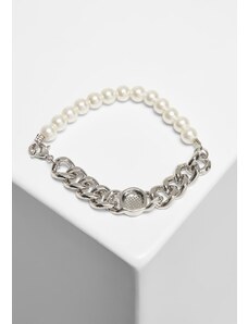 URBAN CLASSICS Pearl Flat Chain Bracelet