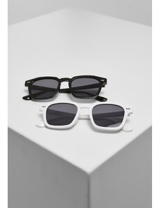 Slnečné okuliare Urban Classics Sunglasses Symi 2-Pack black/black+white/black