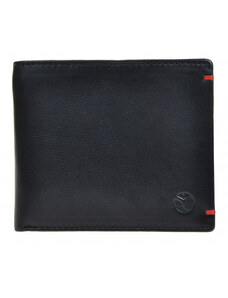 SEGALI Pánska kožená peňaženka SEGALI 7108 čierna