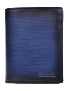 SEGALI Pánska kožená peňaženka SEGALI 929 204 2519 modrá/čierna