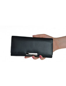 SEGALI Dámska kožená peňaženka SEGALI 7066 čierna
