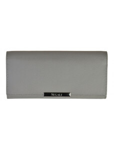 SEGALI Dámska kožená peňaženka SEGALI 7066 šedá