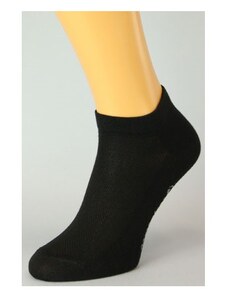 Sesto Senso Pánske športové bavlnené členkové ponožky čierne, veľ. 41-43